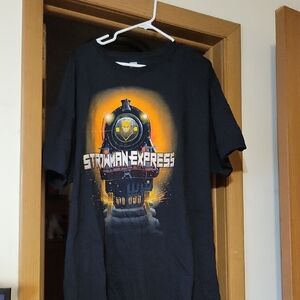 Black Strowman Express Graphic T-Shirt